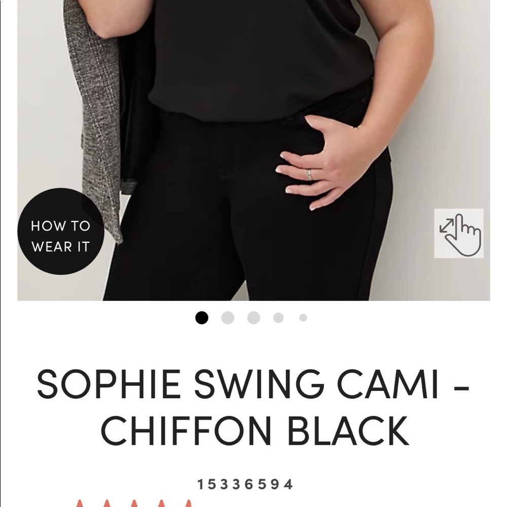 Torrid Size 1 Black Cami